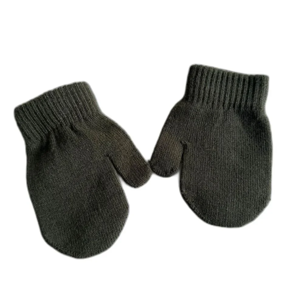 Nike Toddler Army Green Mittens Olive Green Knit NWOT